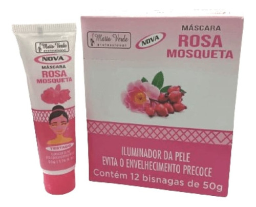 Kit 06 Mascara Rosa Mosqueta Anti Rugas Atacado