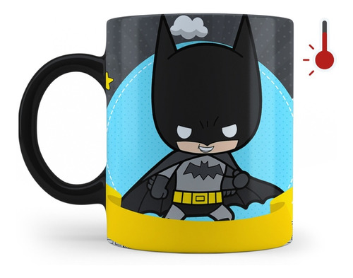 Taza Mágica Batman Día Del Padre | Papá Mi Heroe Regalo