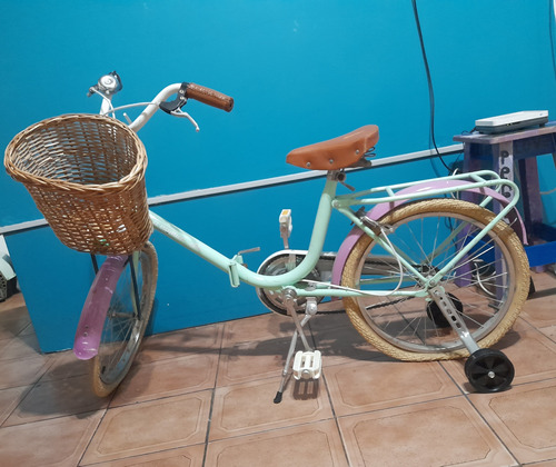 Bicicleta Paseo Femenina Le Bike Classic Vintage Verde 