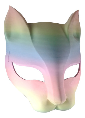 Mascara Gato Color Arcoiris