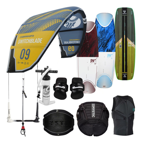 Cabrinha Switchblade Kitesurf 12mts Completo + Funda. 2021