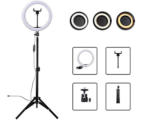 Iluminador Led Circular Ring Light Profissional 14 35,5cm 