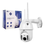 Camera De Seguranca Luatek Lkw4420 Ip Ptz Externa 1080p Cor Branco