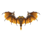 Foldable Print Steampunk Dragon Wings