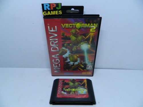 Vectorman 2 Original Tectoy P/ Mega Drive - Loja Fisica Rj