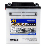 Bateria Moto Mv12-e Moura 12ah Honda Cm 400 450a Hondamatic