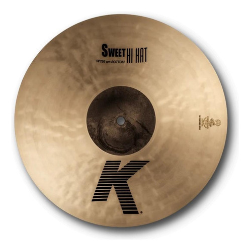 Platillo Zildjian De 14 K Sweet Hihat Bottom K0722