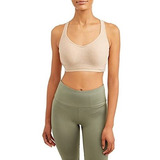 Tops - Avia Activewear Womens Sports Bra (fawn Beige Low Sup