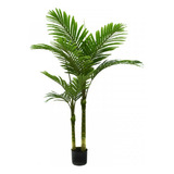 Palmera Areca Artificial Con Maceta Plástica Negra 150 Cms