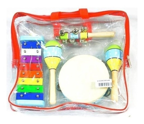 Set De Percusion Niños Knight Jb565 4 Instrumentos + Funda