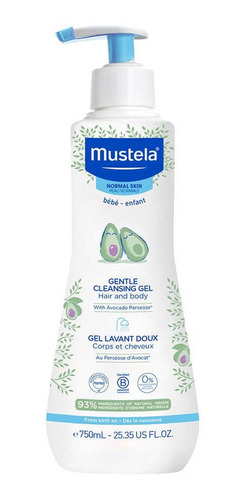 Mustela Bebê Dermo-lavante Gel Banho Cabelos Corpo 750ml