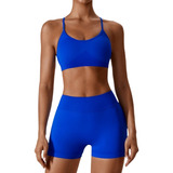 Conjunto De Ropa Deportiva Sólida Para Atletismo, Yoga, Gimn