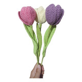 Tulipán Corazón Escondido - Tejido A Crochet - San Valentín