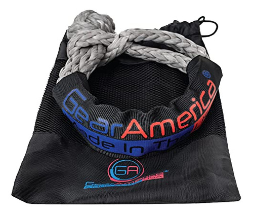 Gearamerica Synthetic Soft Shackles 1/2 Gris, Fabric...