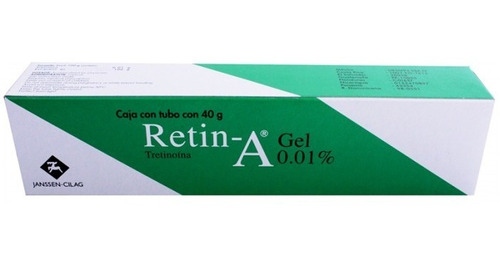 Retin-a 0.01%  Crema 40g Acné Estrias Arrugas Espinillas 