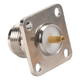 Conector Coaxial N Female Jack Rf, Suporte De Painel De 4 Fu