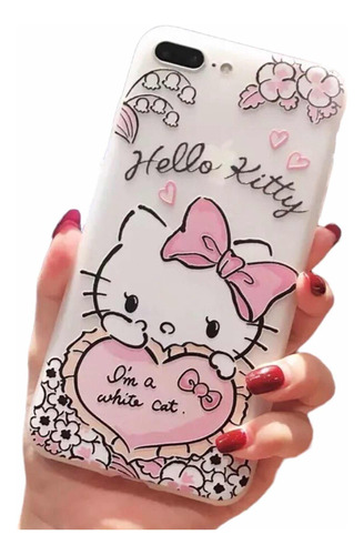 Carcasa Hello Kitty Para iPhone 11 O 12 O 13