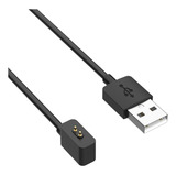 Cabo Usb Preto Durável/ Resistente Para Xiaomi Redmi Watch 3