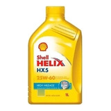 Aceite Shell Helix Hx5 25w60 Alto Kilometraje 1 Litro