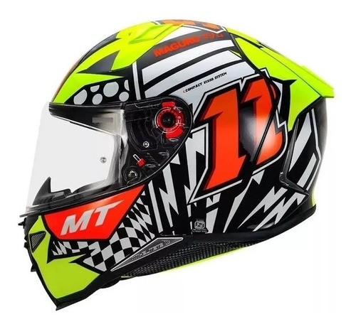 Casco Moto Mt Revenge 2 Rs A0 Azul Brillo Integral Rpm