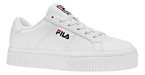 Tenis Fila Panache 772125 Original Para Mujer Clásico Blanco