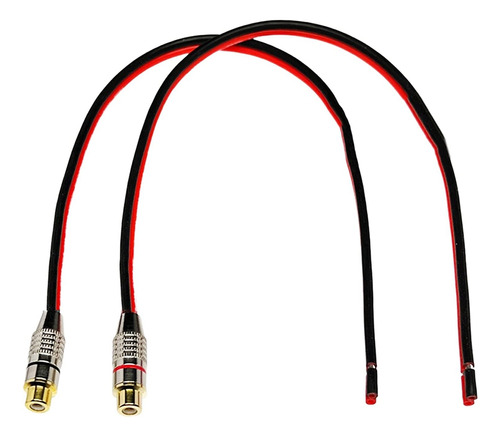 Cable De Bocina De 14 Awg Con Conector Hembra Phono Rca, 2