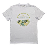 Camiseta Natural Art 24100008 Saltwater - Branco