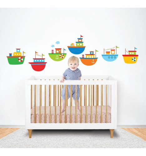 Figuras Decorativas Infantiles O Cuarto De Bebé Barcos