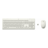 Hp Combinación De Teclado Y Mouse Inalámbrico 230, Blanco,