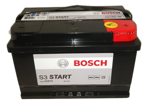 Bateria 12x75 Bosch S3  Envío  A Domicilio Todo País
