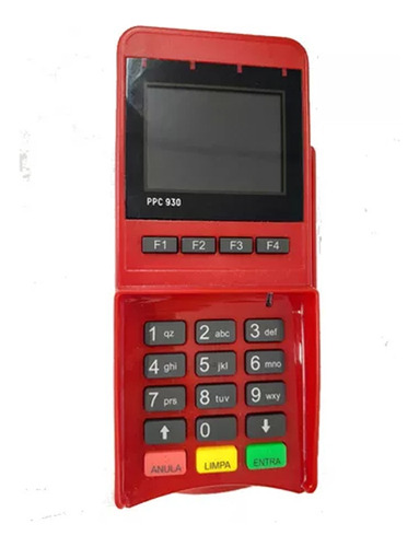 Pinpad Gertec Ppc930 Ppc 930 Usb E Serial Vermelho