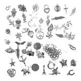 50 Charms Surtidos - Dijes Para Bisuteria Recuerdos Regalos