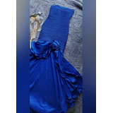Vestido De Fiesta Largo Azul 