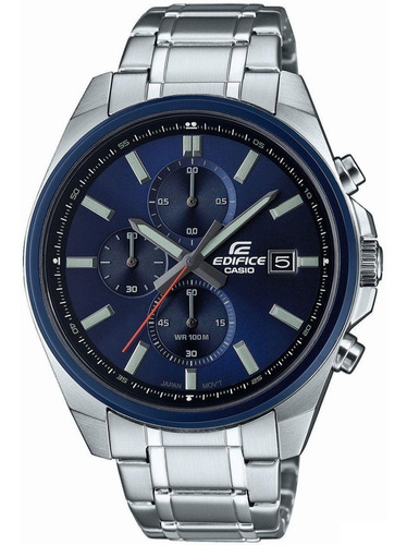 Reloj Casio Edifice Efv-610db-2a  100m Crono Agente Oficial