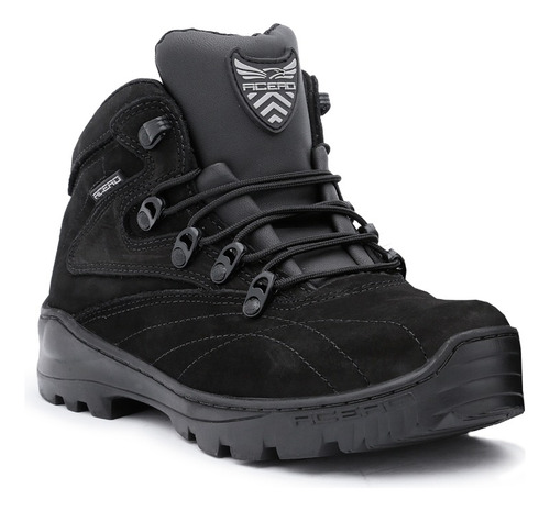 Bota Adventure Coturno Couro Boot Trilha Cano Curto Unissex