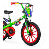 Bicicleta Aro 16 Nathor Chilique Sbt - Pedalzera - 5 Anos Cor Verde Tamanho Do Quadro 16