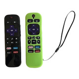 Control Compatible Con Pantalla Rca Roku Tv Mas Funda