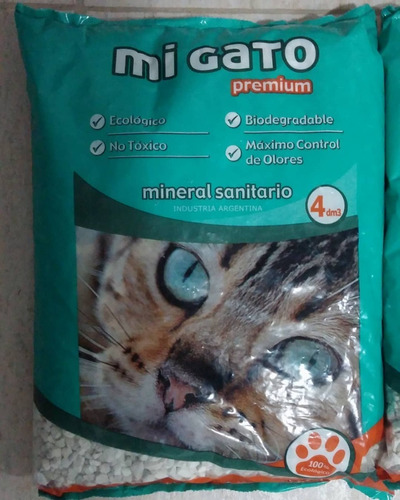 Piedras Sanitarias Mineral Mi Gato Premium 2 Kg.