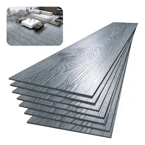 Piso Pvc Autoadherible Caja Con 36 Pzas 5m2 Vinilico 2mm | Envío gratis