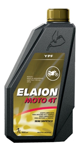 Aceite Elaion Ypf 10w40 4t Moto Semisintetico - Gaona Motos!