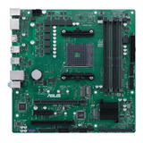 Tarjeta Madre Asus Pro B550m-c Csm Socket Am4 Micro Atx Color Verde Oscuro