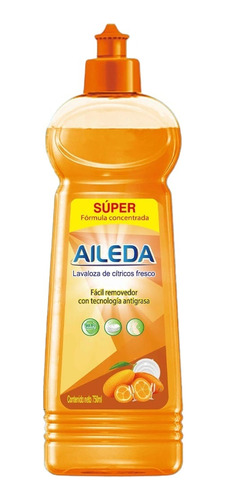 Lavalozas Liquido Con Dispensador Aileda 750 Ml