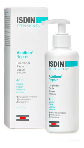 Emulsion Limpiadora Isdin Acniben Teen Skin X 180ml