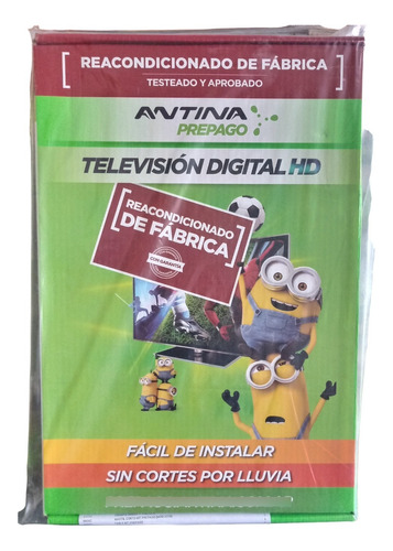 Pack Antina Prepago Television Digital Hd - De Fabrica!!!