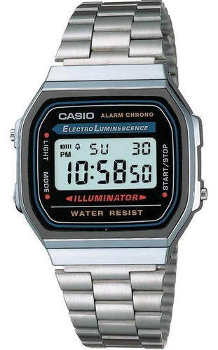 Relógio Casio Unissex Retro A168wa-1wdf