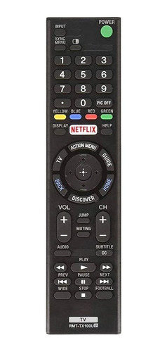 Mando A Distancia Rmt-tx100u Párrafo Televisor Sony Rmt-tx10