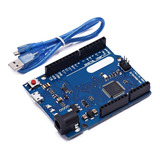 Compativel Arduíno Leonardo R3 Rev3 Atmega32u4 + Cabo Usb