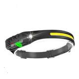 Linterna Cabeza Led Con Sensor Linterna Cabeza Recargableusb