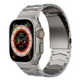 Correa De Acero Y Titanio Para Apple Watch Ultra Se 9 8 7 6