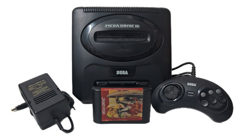 Mega Drive 3 Console C Street Fighter 2 1 Controle 6 Botões 